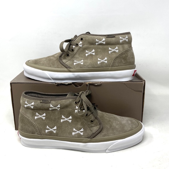 VANS Vault Chukka LX Sneakers Mid Suede Women's Bones Coyote Shoes VN0A4U3GBMD - Picture 3 of 10